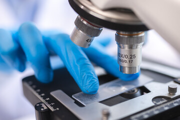 Health care researchers working in life science laboratory, medical science technology research work for test a vaccine, coronavirus covid-19 vaccine protection cure treatment