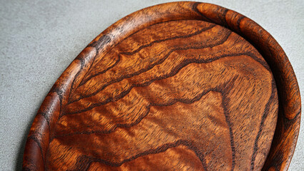 古い木製のお盆　トレイ