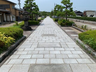 Obraz premium 富山県の八丁道