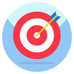 Modern design icon of target 