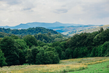 Fototapeta na wymiar landscape mountain view in summer