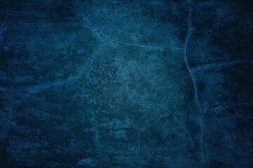 Fototapeta na wymiar Blue concrete background, Dark blue grunge vintage marble texture. Blue wall texture for background