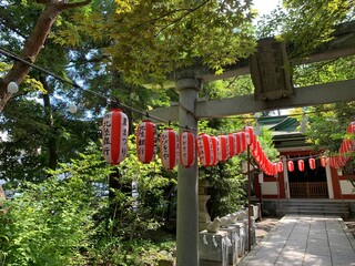 Naklejka premium 富山県の日枝神社