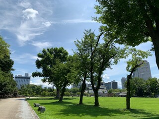 富山市の富山城址公園