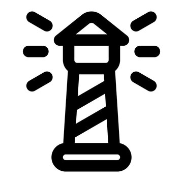 recommend clip art: lighthouse icon outline style
