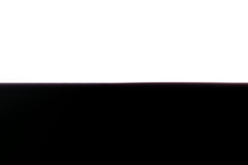 Shadow at white surface . Black and white with copy space