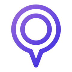 address icon outline gradient style