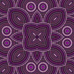 Delicate victorian majolica tile seamless pattern. Geometric texture vector elements. Plaid print design. Stylish spanish mayolica tilework repetitive pattern. Wall decoration template.