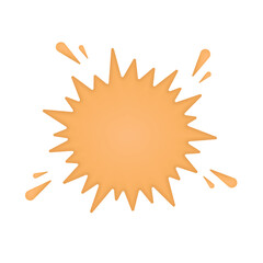 Dialog box 3D vectori illustration. Emotional conversation cloud. Chat bubble isolated on white