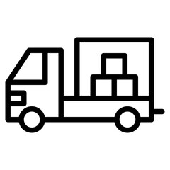 delivery icon for website, app and project