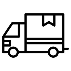 shipping icon for website, app and project