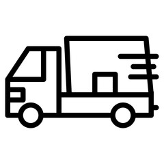 trucking icon for website, app and project