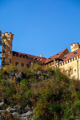 Fototapeta na wymiar Germany, Bavaria, Schwangau, Hohenschwangau Castle, castle