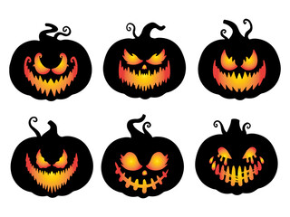 Halloween Scary Face Pumpkin