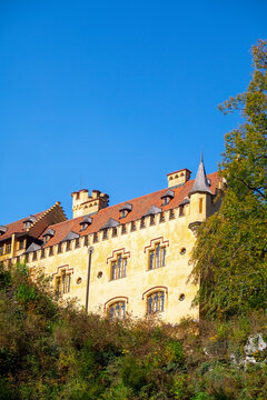 Germany, Bavaria, Schwangau, Hohenschwangau Castle, castle © wu shoung