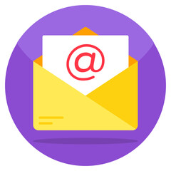 Perfect design icon of email 