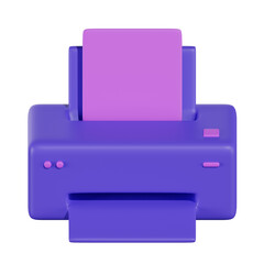 Printer Technology 3D Illustrations