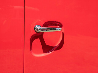The door of old-timer car