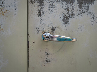 The door of old-timer car