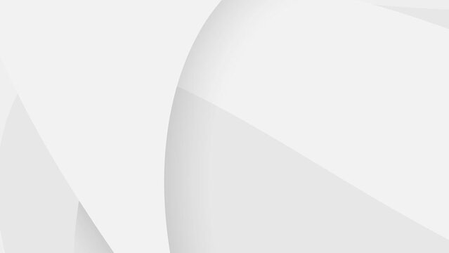 2D flat Animations loop 4K Gray tone and white color and background abstract art