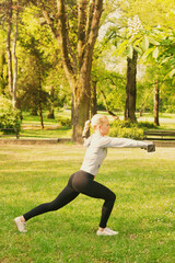 Exercise in park