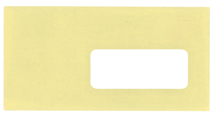 yellow mail letter envelope transparent PNG