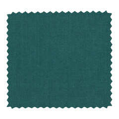 Green zigzag fabric sample transparent PNG