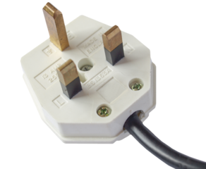British plug transparent PNG