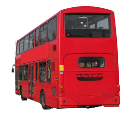 Double decker bus transparent PNG