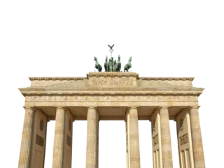 Fotobehang Berlijn Brandenburger Tor (Brandenburg Gate) in Berlin transparent PNG