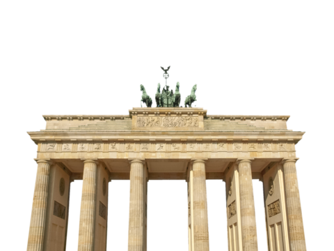 Brandenburger Tor (Brandenburg Gate) in Berlin transparent PNG