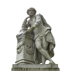 Shakespeare statue in London transparent PNG