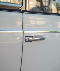 The door of old-timer car