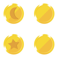 Coins golden finance volume. small money pennies