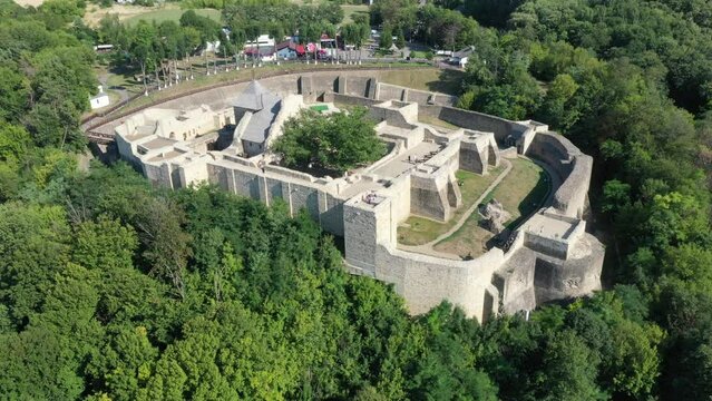 Fortress of Suceava, in the historical region of Bukovina, Romania, Europe