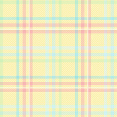 Seamless tartan plaid pattern in summer  tone.