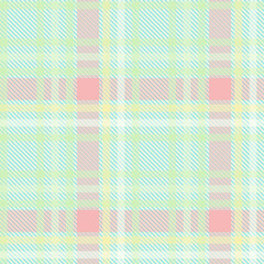 Seamless tartan plaid pattern in summer  tone.