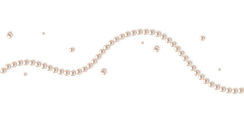 Pearls. Beads. Jewelry. Beautiful vector background.