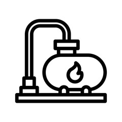 gas tank icon illustration vector graphic