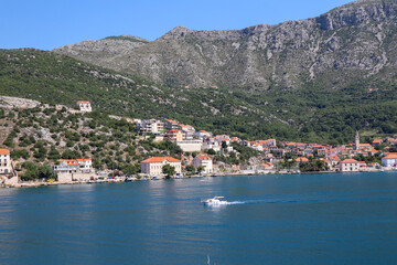 Fototapeta na wymiar The Coastline of Dubrovnik, Croatia