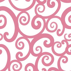 pink and white seamless abstract pattern background fabric design print wrapping paper digital illustration texture wallpaper