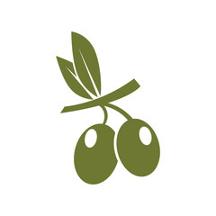 olive icon vector illustration design template