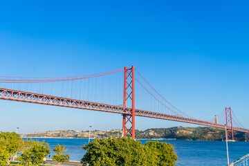 Ponte 25 de April Bridge Lisbon Portugal