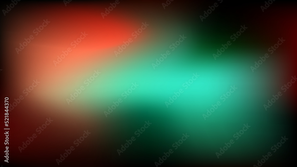 Poster Blurred background with modern abstract bstract colorful  lights gradient. Smooth dark template for your graphic design. Vector illustration.
