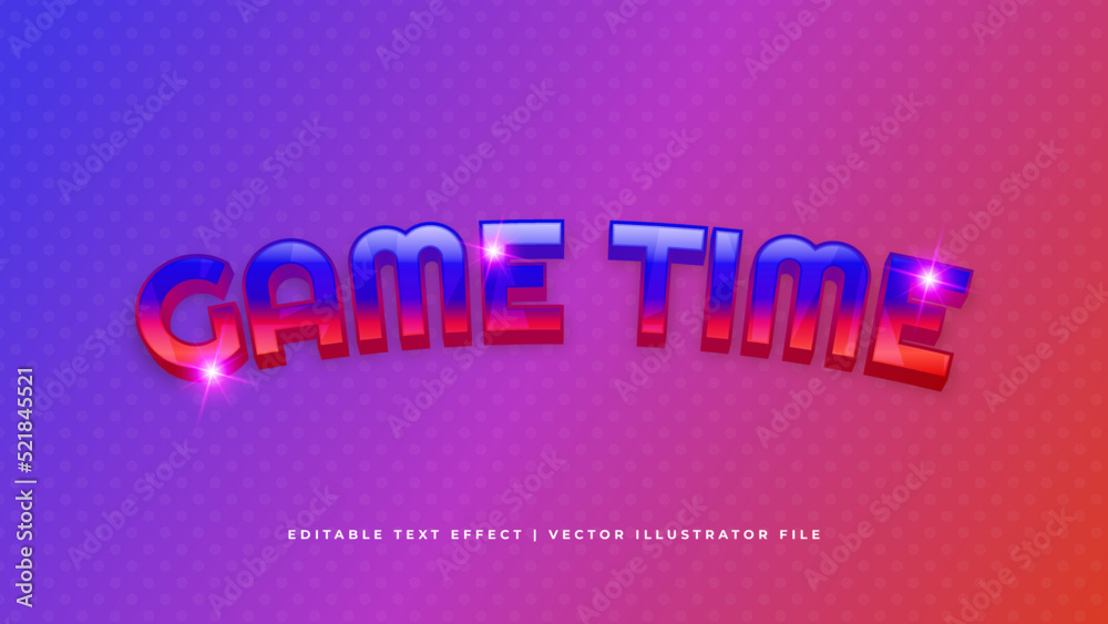 Poster Text Effect - Editable 3D Text Style. Editable Retro Vintage Text Effect. Lettering graphic style