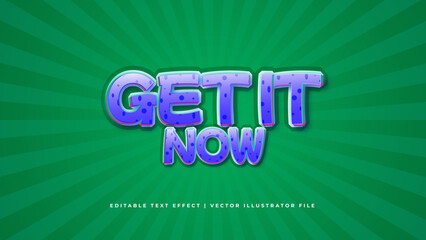 3D Modern Trendy Editable Text Effect. Modern editable text style effect illustrator. vector design template.