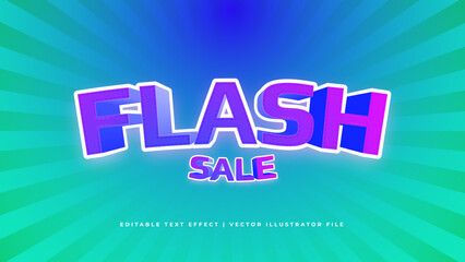 3D Modern Trendy Editable Text Effect. Modern editable text style effect illustrator. vector design template.