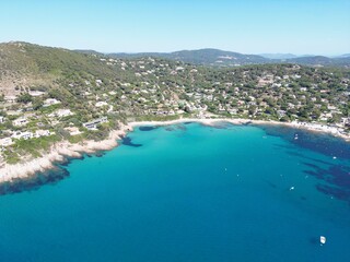 Fototapeta premium Paysage méditerranéen du sud de la France dans le département du Var