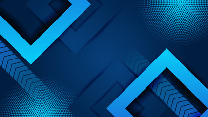 Abstract blue background poster with dynamic. technology network Vector illustration.