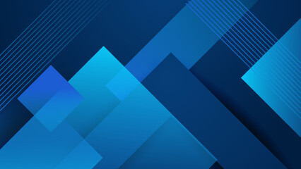 Abstract blue background poster with dynamic. technology network Vector illustration.